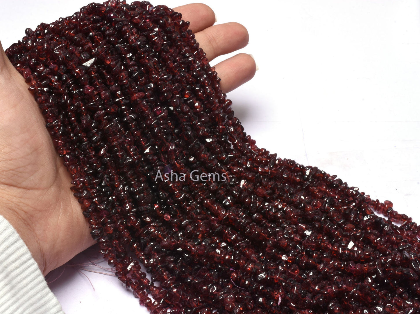 34" Strand Natural Orissa Garnet Uncut Chips Raw Beads Gemstone tiny Nuggets Smooth Beads, Fine Quality garnet Bead Uncut Chip Jewelry SALE