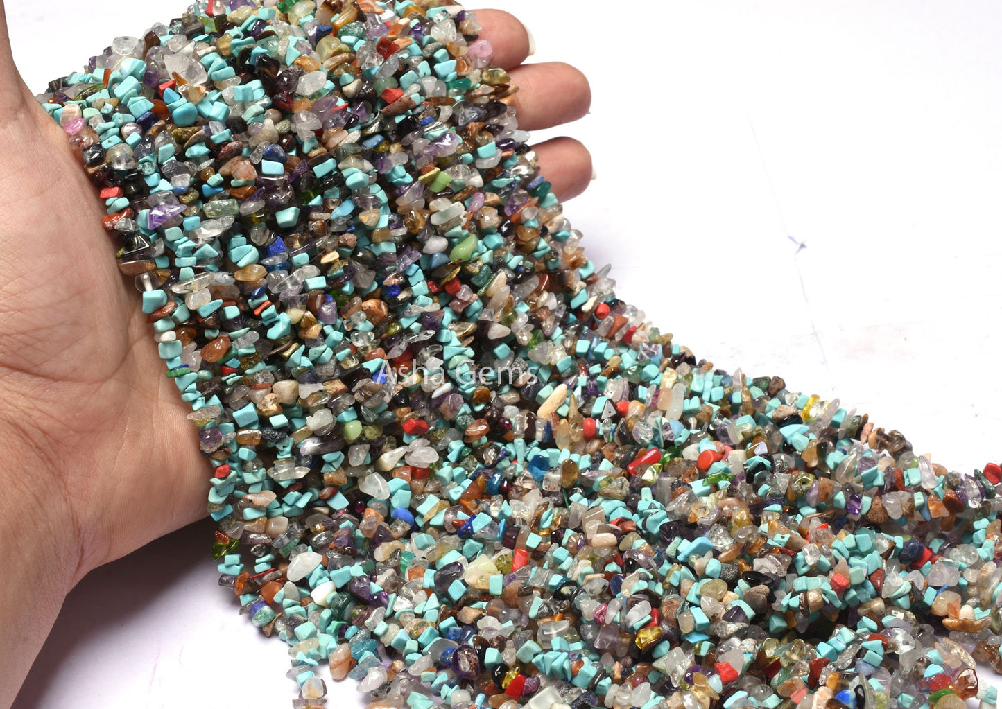 Natural Disco Uncut Chips Raw Gemstone Beads Semi Precious Mix Multi Color Gemstone Tiny Rough Smooth Raw Nugget Bead For Jewelry Craft SALE