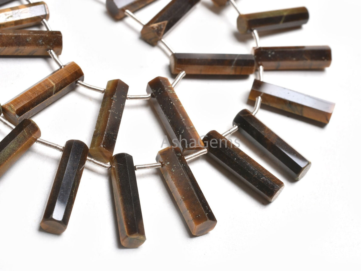Natural Tiger Eye Fancy Pipe Shape faceted Beads,5-20 mm Natural Tiger Long Tube Gemstone Beads, Tiger Rye Bead Jewelry Making Craft SALE