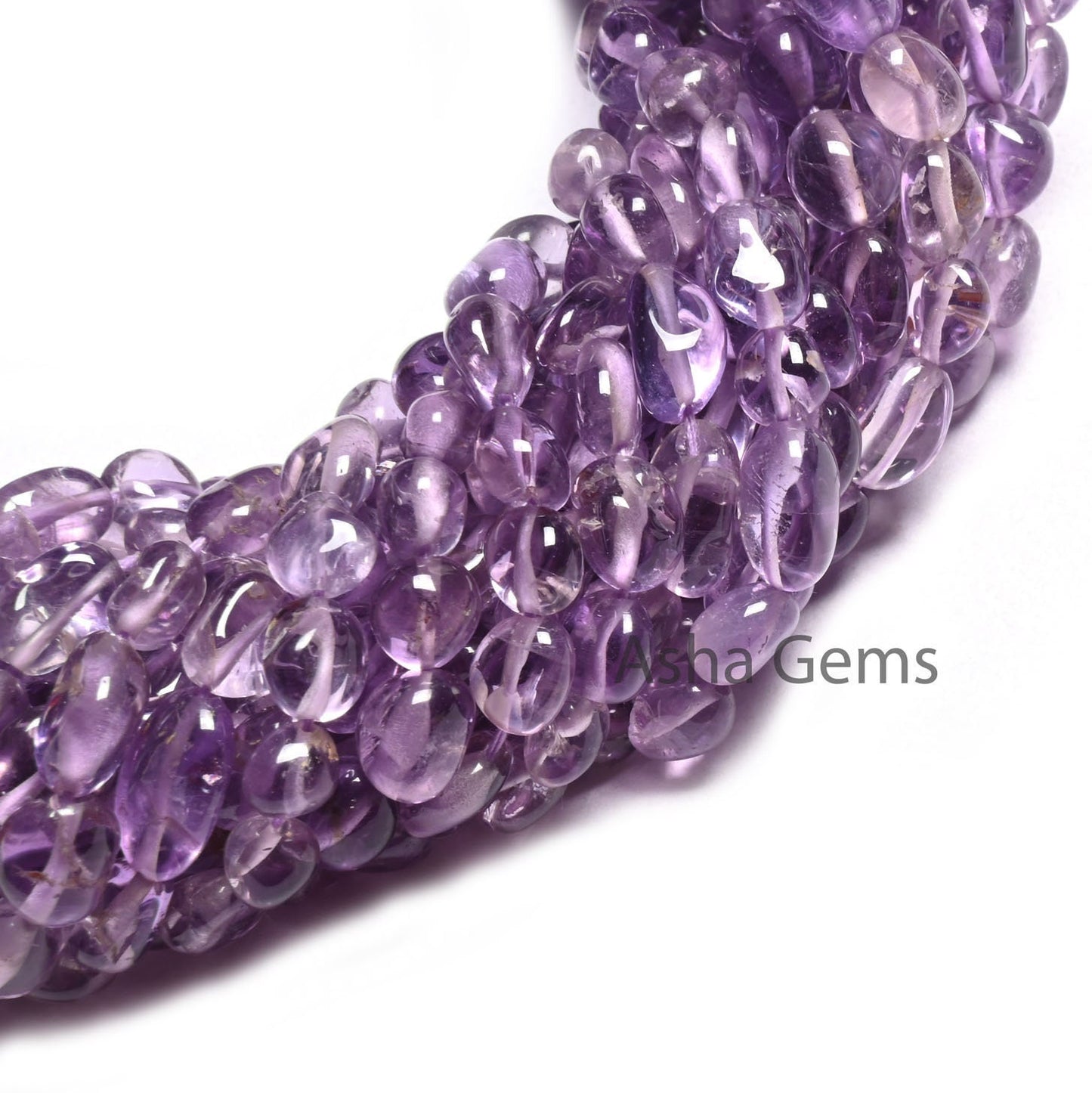 AAA Quality Pink Amethyst Tiny Nugget Gemstone Loose Bead,12" Strand Pink Amethyst Handmade Uneven Tumble Straight Drill Beads Jewelry Craft (AG 22280)