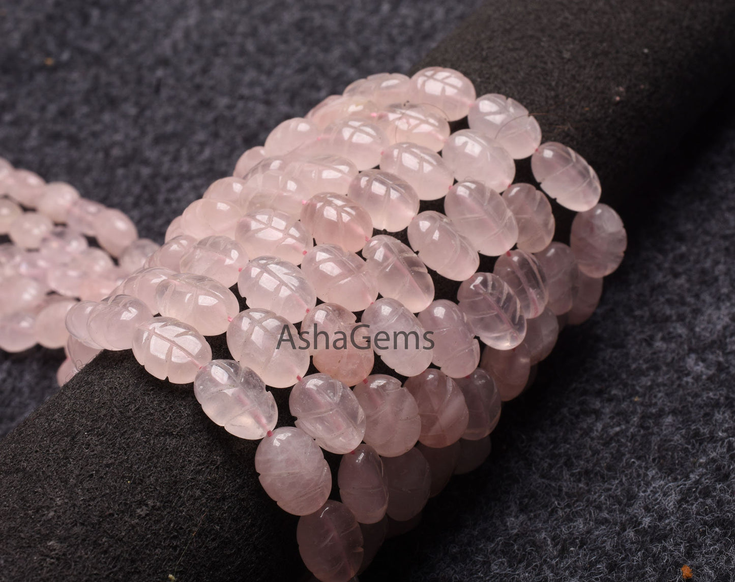 8" strand Natural Pink Rose Quartz Carved Oval Shape Gemstone Beads, Rose Quartz Fancy Carving Handmade Drill Bead For Jewelry Necklace SALE