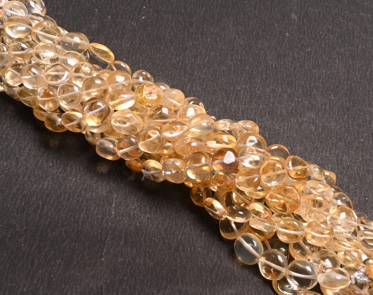 Beautiful Citrine Quartz Smooth Coin Shape Handmade Beads, Natural Light Yellow Citrine Plain Coin Gemstone Loose Citrine Bead Jewelry Craft