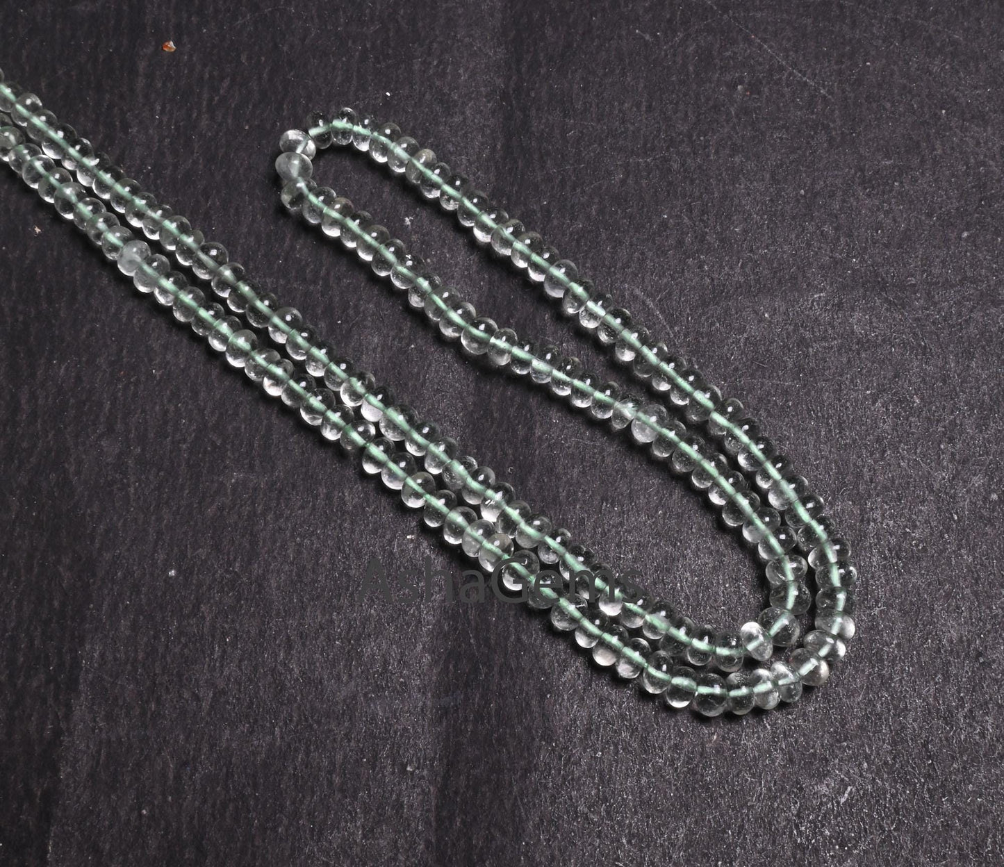 AAA Quality Green Amethyst Smooth Rondelle Gemstone Beads,16"Natural Amethyst Plain Handmade Roundelle Bead Green Amethyst Bead Jewelry SALE (AG 12295)