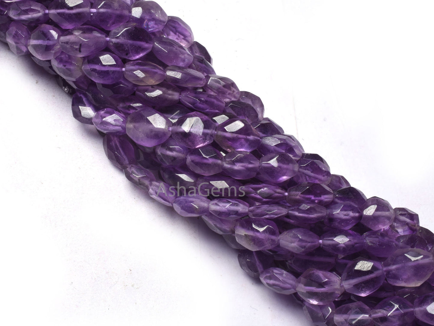 Natural Pink Amethyst Indian Cut Faceted Oval Shape Beads,13" Strand amethyst Handmade Oval Briolette Gemstone Pink Amethyst Beads Jewelry