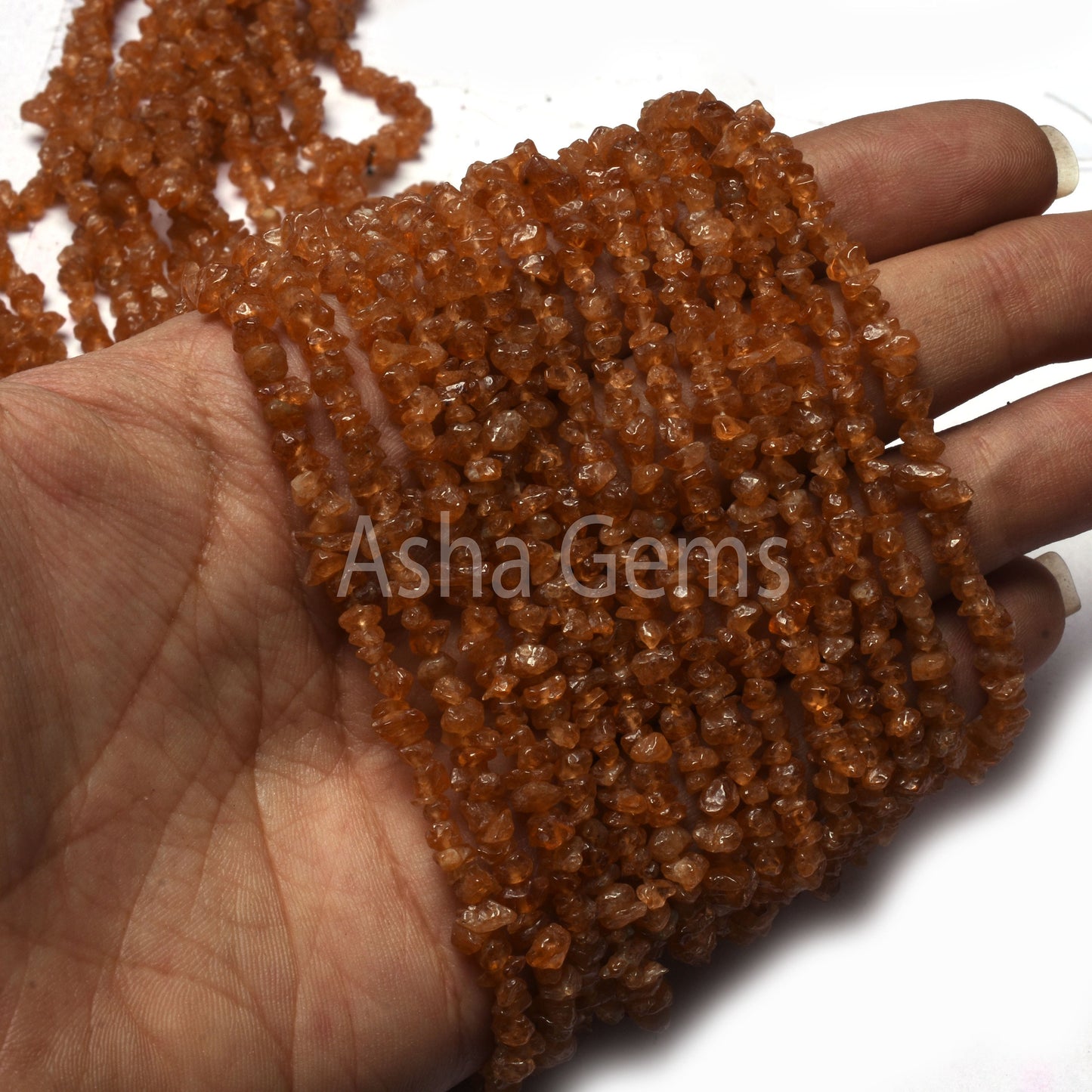 34" Strand Natural Fanta garnet Uncut Chips Beads Gemstone Orange Fanta garnet Raw Rough Smooth Uneven tiny Beads, garnet beads Jewelry SALE