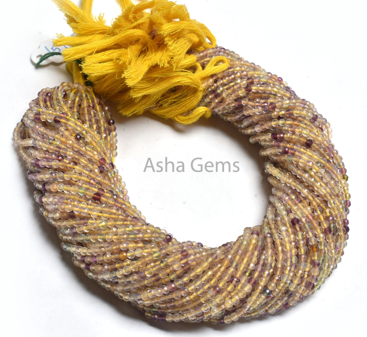 AAA Yellow Fluorite Micro Cut Faceted Rondelle Beads,3 mm Natural Fluorite Machine Cut Gemstone Beads, Rare Fluorite Bead Jewelry Craft SALE