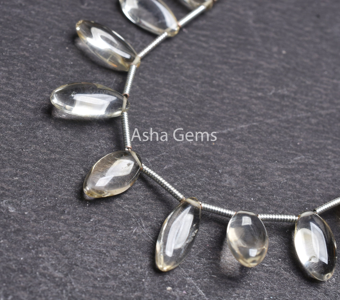 Natural Citrine Smooth Marquise Shape gemstone Beads,6.5"Strand Citrine Handmade Marquise Side Drill Beads, Citrine Beads Jewelry Craft SALE