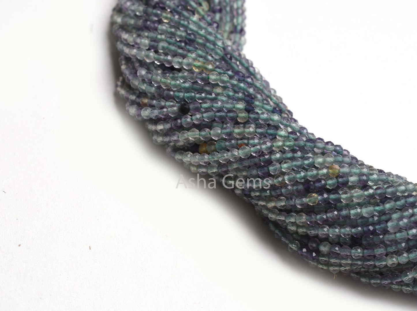 Multi Green Fluorite Faceted Rondelle Shape Beads, 2.25mm Beautiful Fluorite Micro Cut Gemstone Beads Machine Cut Fluorite Bead Jewelry Sale