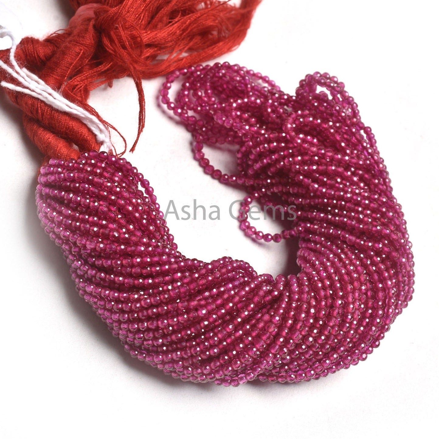 AAA Quality Red Imitation Micro Cut Faceted Beads,2 mm Ruby Imitation Machine Cut Rondelle Gemstone Beads Jewelry Necklace Making Craft SALE