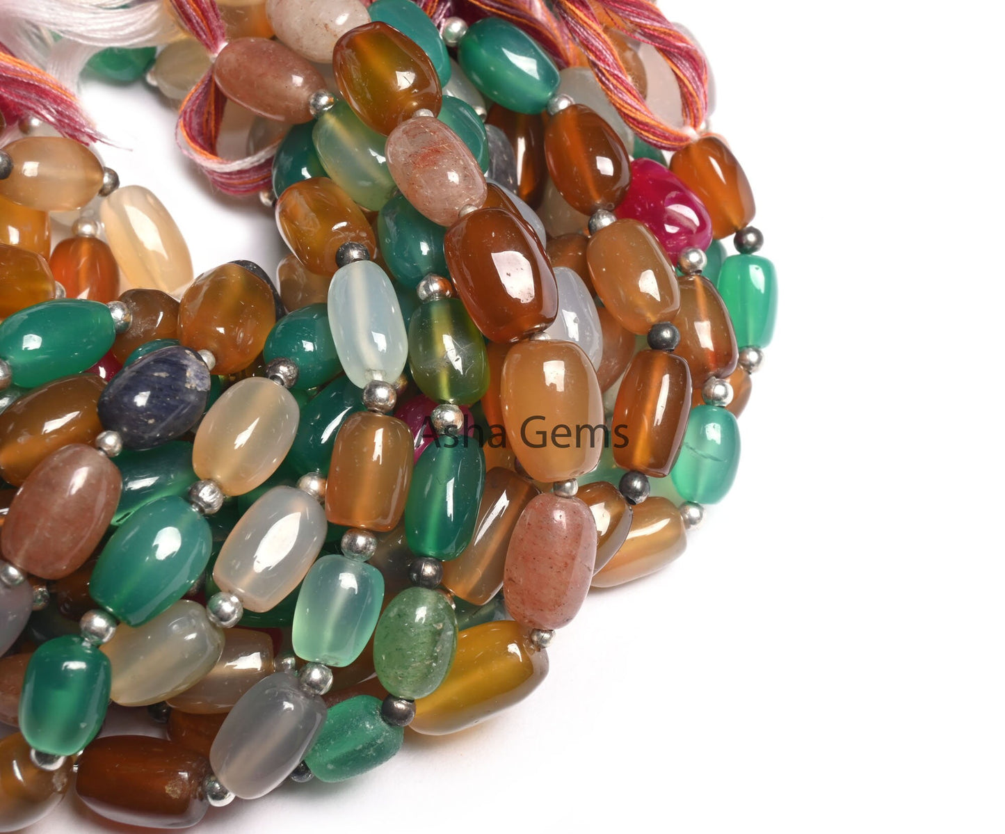 Fine Quality Multi Color Chalcedony Barrell Gemstone smooth Beads, Disco Chalcedony Uneven Handmade Fancy Shape Bead Jewelry Handicraft SALE