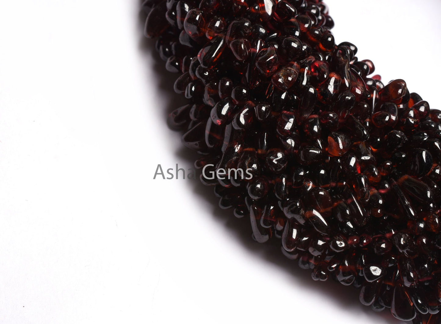 Beautiful Red garnet Drops Shape Smooth Gemstone Beads, natural Garnet Plain Handmade Uneven Drops Side Drill Bead Garnet Teardrop Bead SALE