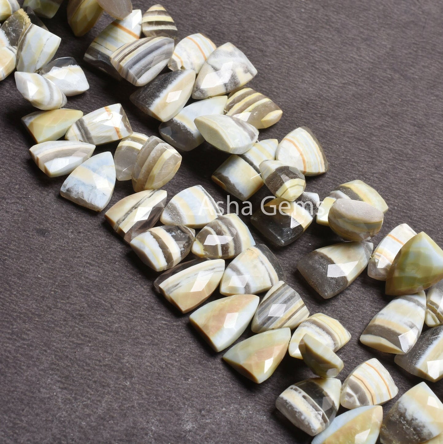 Beautiful Boulder Opal Fancy Arrow Shape Beads, Lemon Boulder Opal Faceted Briolette Side Drill Gemstone Beads, Opal Loose Bead Jewelry SALE
