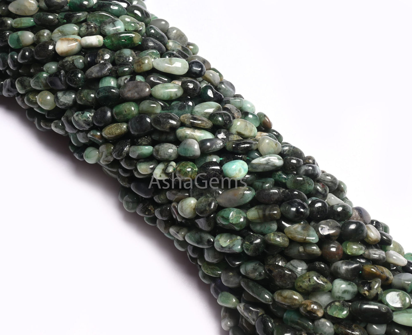 Beautiful Green Emerald Smooth Nugget Shape Gemstone Loose Beads, Sakota emerald Nugget Tiny Handmade Tumble Emerald Bead Jewelry Craft SALE