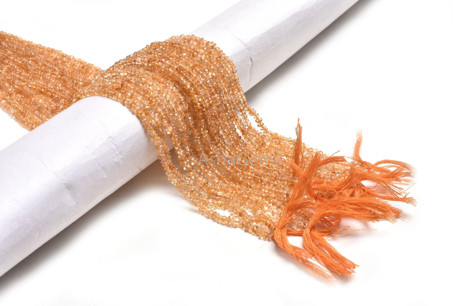3.5mm Natural Yellow Citrine Quartz Smooth Handmade Button Shape Gemstone Beads,12"Fine Strand Citrine Button Center Drill Bead Jewelry SALE