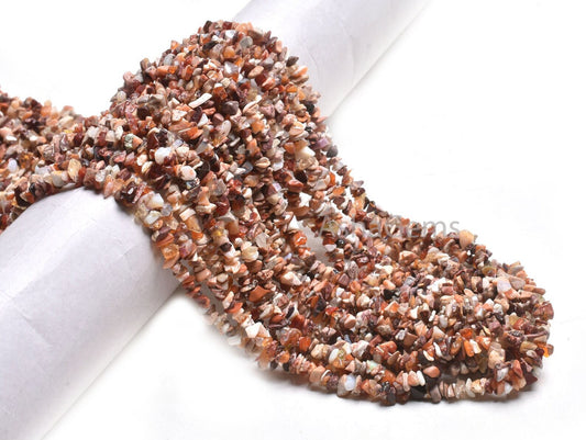 Natural Fire Opal Smooth Uncut Chip Beads,34" Strand Mexican Fire Opal Raw Rough Nugget Gemstone Beads Shaded Fire Opal Beads Jewelry Crafts