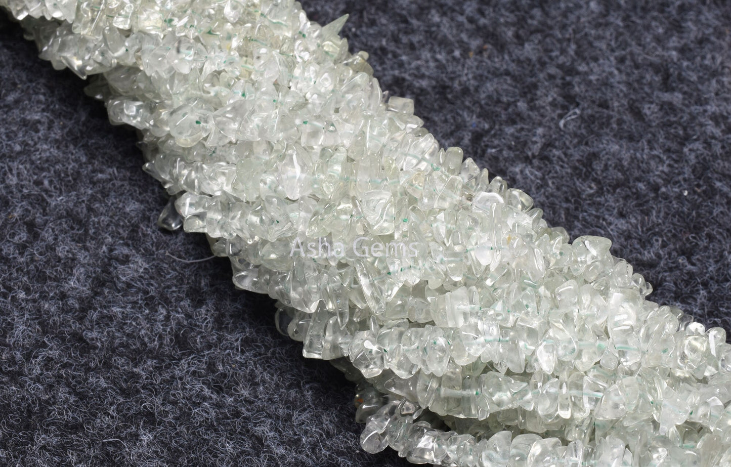 34"Strand Natural Green Amethyst Uncut Chips Beads Gemstone Smooth Raw Tiny Nugget Rough Beads fine Quality Green Amethyst Chip Jewelry Sale