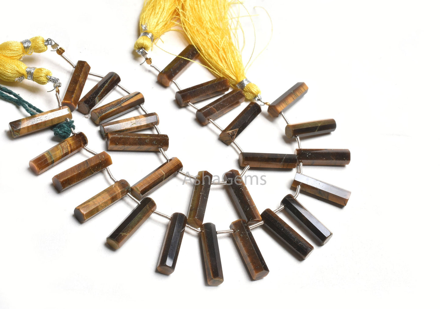 Natural Tiger Eye Fancy Pipe Shape faceted Beads,5-20 mm Natural Tiger Long Tube Gemstone Beads, Tiger Rye Bead Jewelry Making Craft SALE