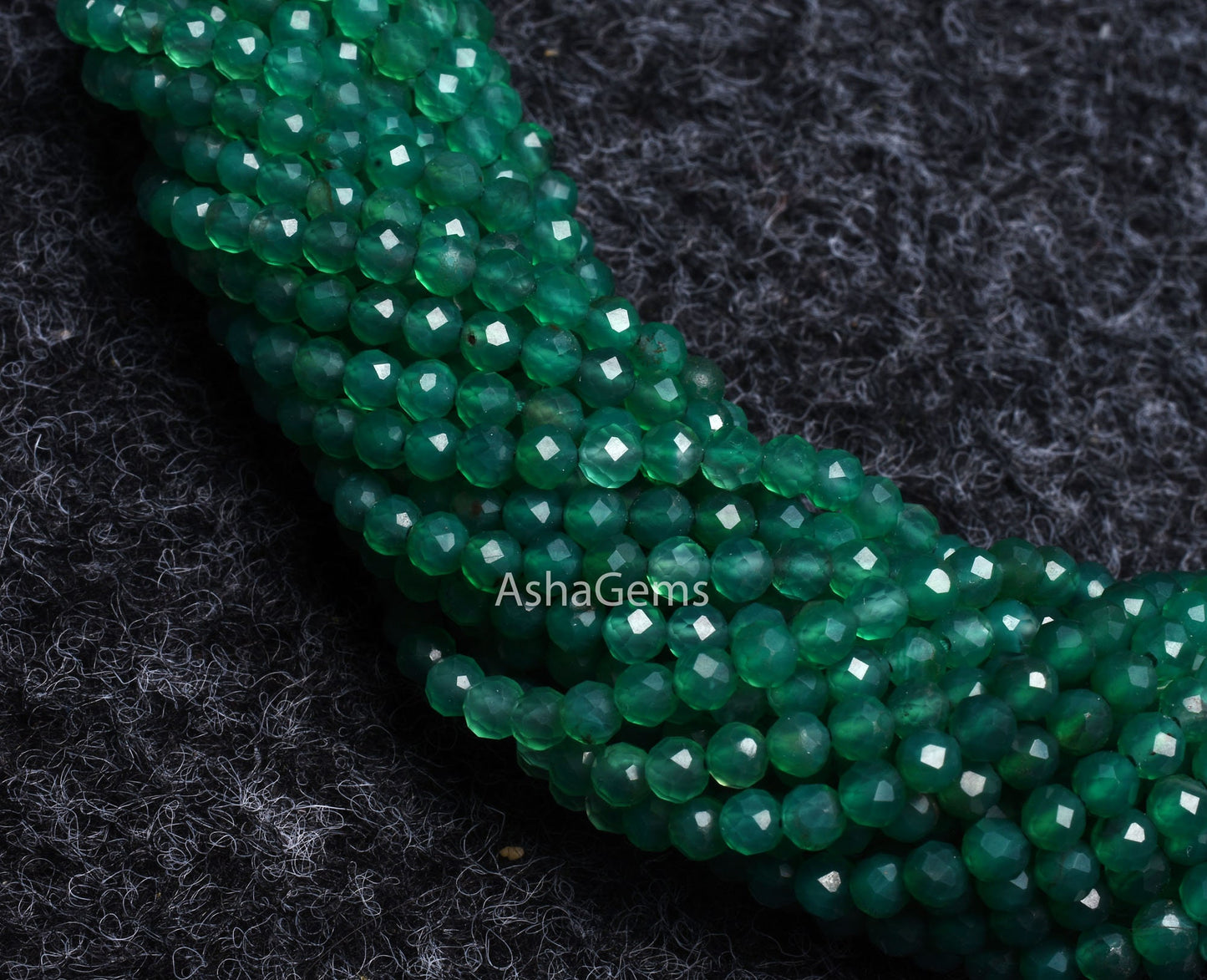Beautiful Green Onyx Faceted Rondelle Shape Beads,3.20 mm, Shaded Green Onyx Machine Cut Beads, AAA Onyx Micro faceted Beads Jewelry Making