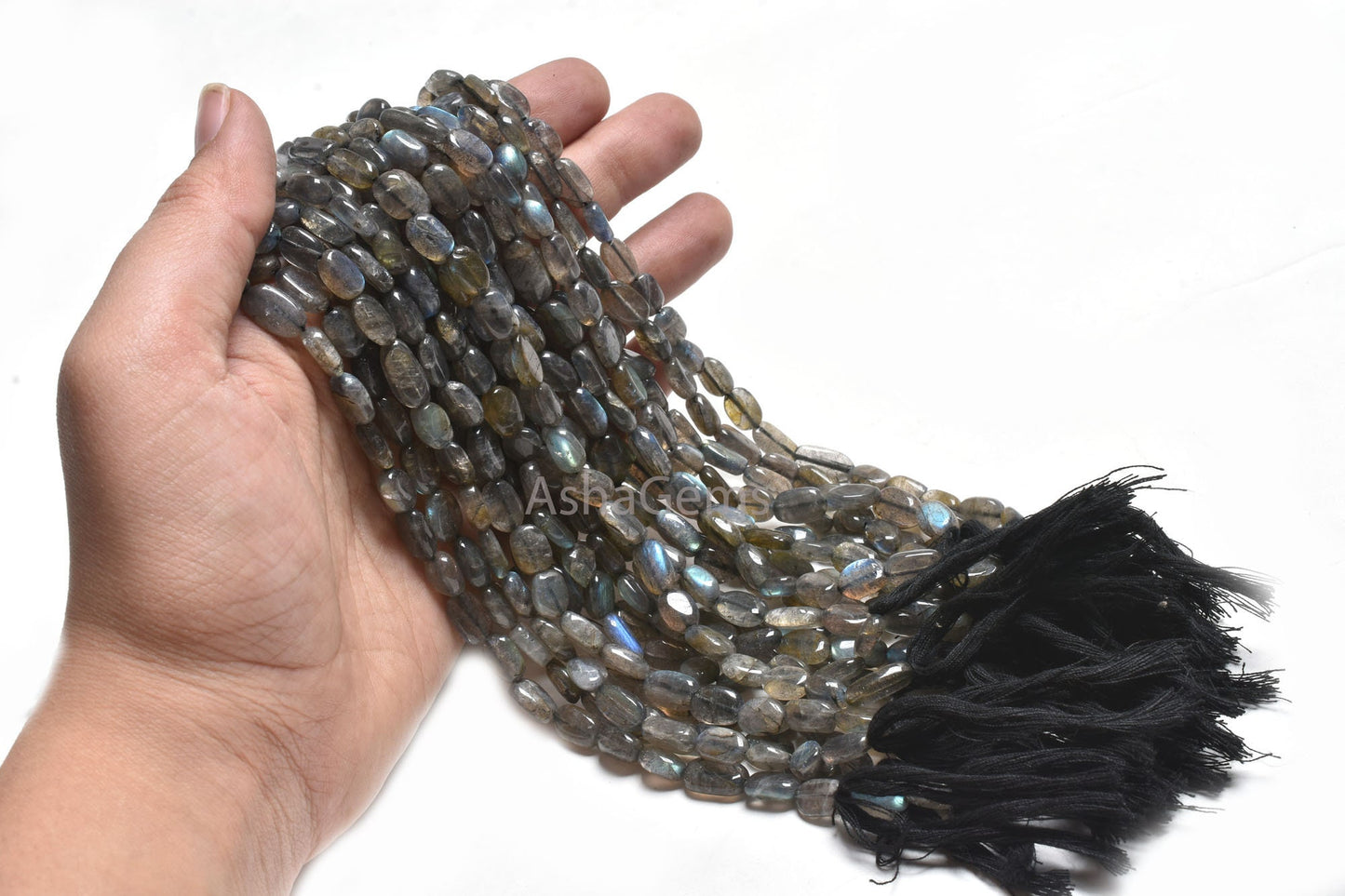 Natural Fire Labradorite Smooth Nugget Shape Beads, Flashy Labradorite Plain Tumble Handmade Gemstone Beads, Labradorite Bead Jewelry Crafts