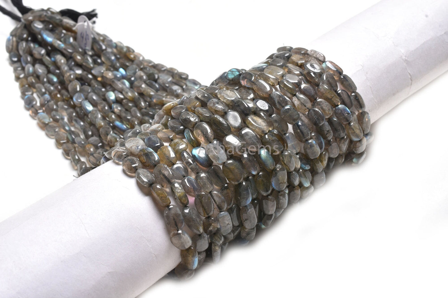Natural Fire Labradorite Smooth Nugget Shape Beads, Flashy Labradorite Plain Tumble Handmade Gemstone Beads, Labradorite Bead Jewelry Crafts
