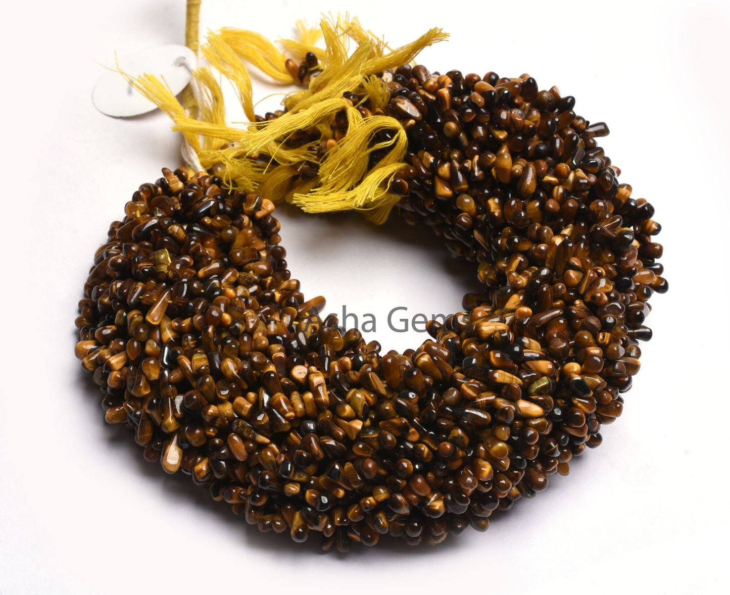 13" Strand Natural Tiger Eye Teardrop Beads, Shaded Brown-Yellow Tiger Eye Smooth Drop Handmade Beads,3.5-8mm Uneven Drops Bead Jewelry SALE
