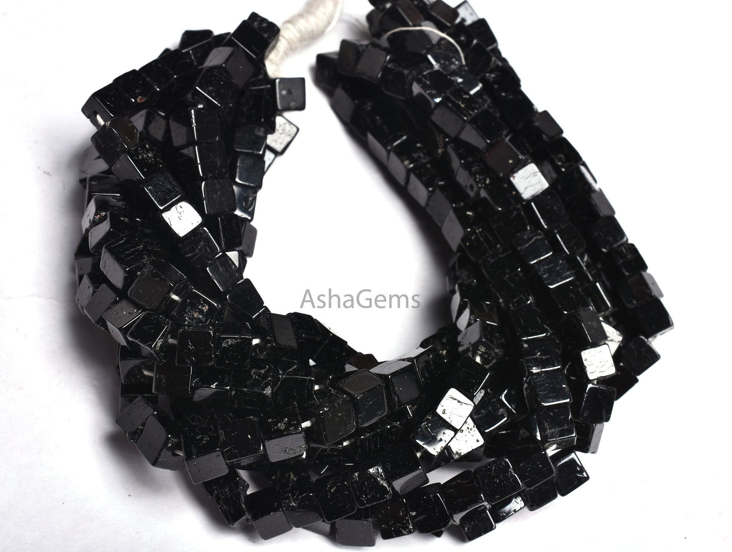 AAA Black Spinel Box Shape Smooth Beads,16" Strand Natural Black Spinel Smooth 3D Cube Box Beads, Spinel Loose Gemstone, Jewelry Craft SALE
