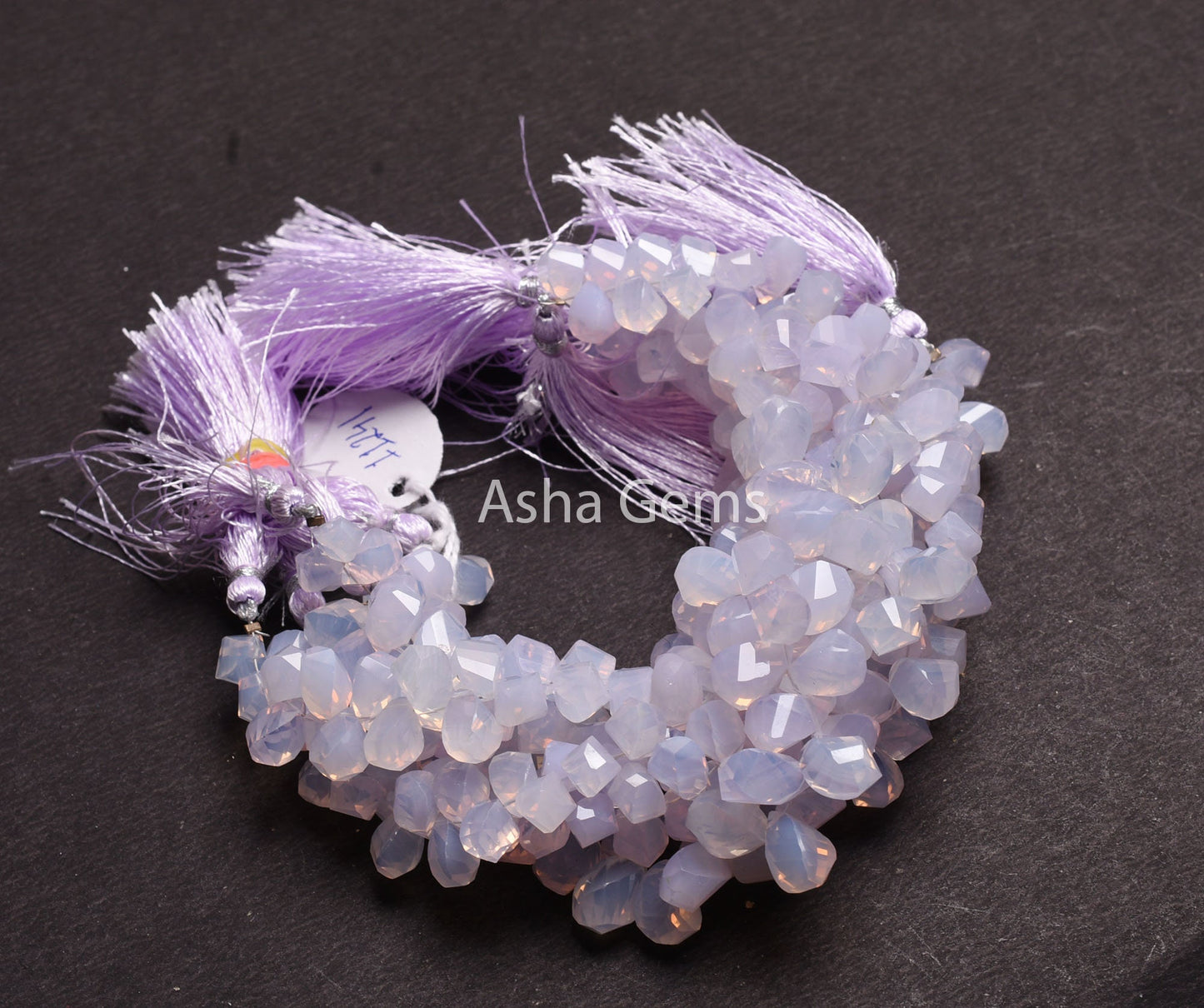 Lavender Quartz Fancy Twisted Drop Beads,8"Strand Purple Lavender Quartz Faceted Teardrop Gemstone Briolette Bead, Lavender Quartz Bead SALE