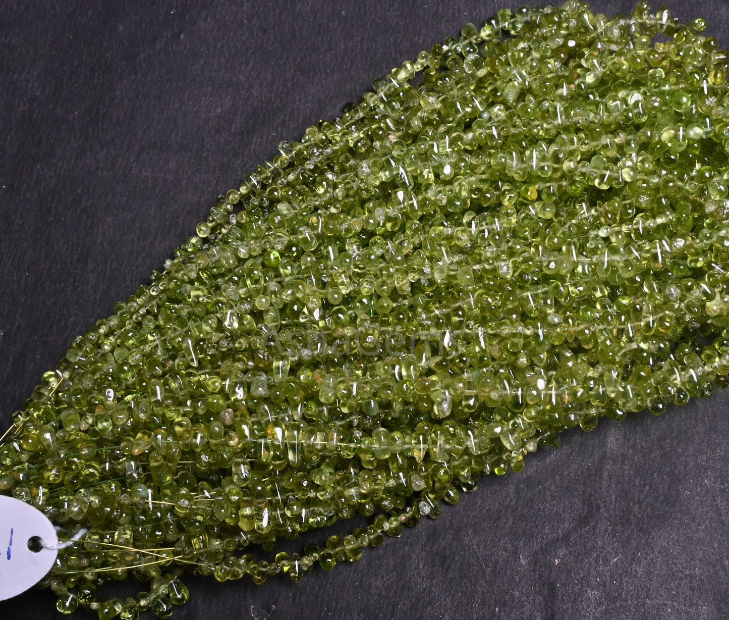 Beautiful Peridot Smooth Tiny Drops Shape Gemstone Beads, Natural Green Peridot Plain Handmade Uneven Teardrop Side Drill Beads Jewelry SALE