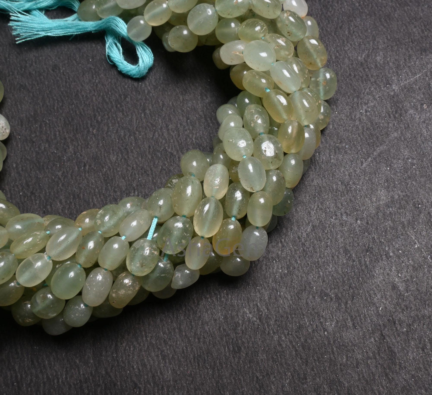 Natural Green aventurine fancy Puff Oval Smooth beads,12" Shaded Green aventurine Plain Handmade Oval Gemstone beads Jewelry Handicraft SALE