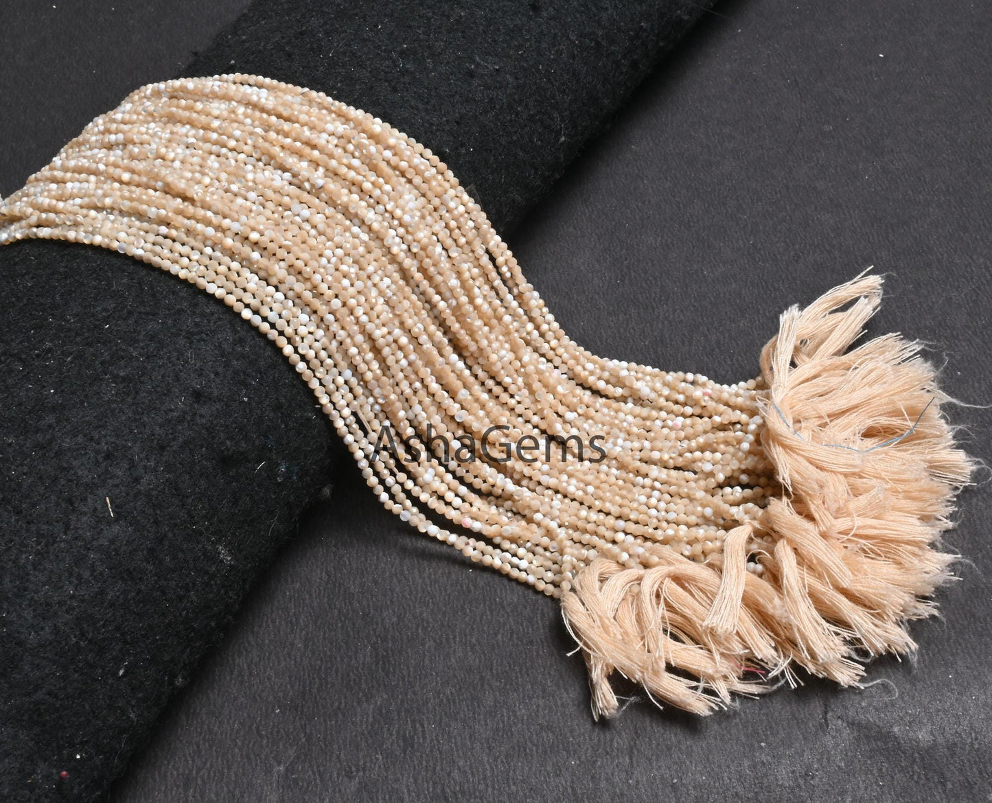 Beautiful AAA Mother Of Pearl Faceted Rondelle Beads 2 mm MOP Micro Cut Bead Gemstone Natural Mother Of Pearl Beads Machine Cut Bead Jewelry