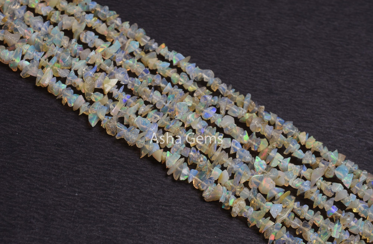 34"Strand Natural Ethiopian Opal Chips Beads Uncut Gemstone,Beautiful Yellow Ethiopian Opal Raw Nuggets Smooth Beads, AAA Quality Ethiopian