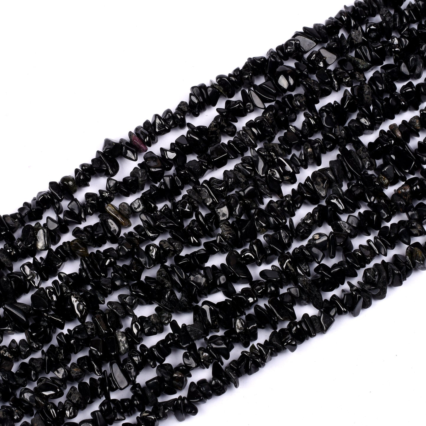 34"Strand Natural Black Tourmaline Raw Uncut Chips Beads Gemstone,Black Tourmaline Nuggets,Tourmaline Beads,Rough Polish Beads, Uncut Chips