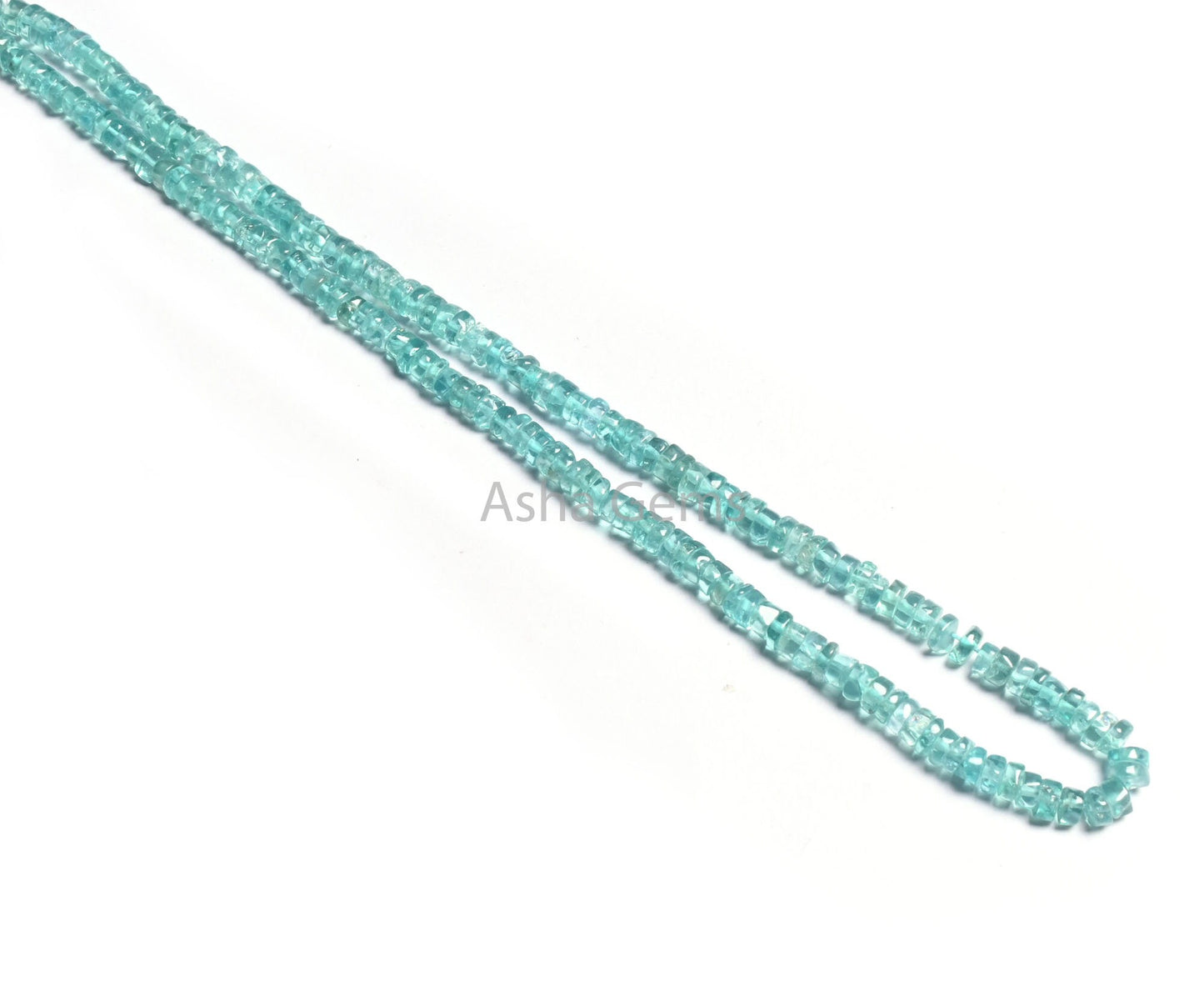 5 mm Fine Quality Blue apatite Smooth Tyre Shape Beads,16"Strand Sky Apatite Uneven Handmade Wheel Shape Apatite Gemstone Bead Jewelry Craft