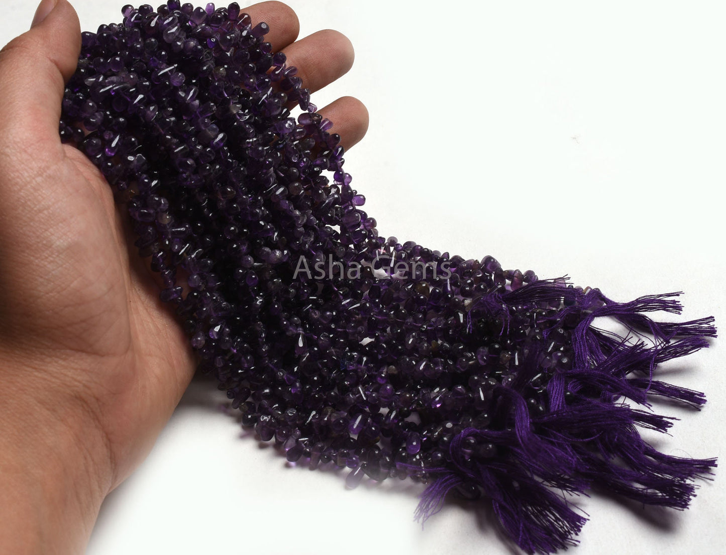 Purple Amethyst Smooth Uneven Drop Shape Beads,13"Strand Natural Amethyst Beads,3.5-7.5mm African Amethyst Plain Handmade Teardrop Bead SALE