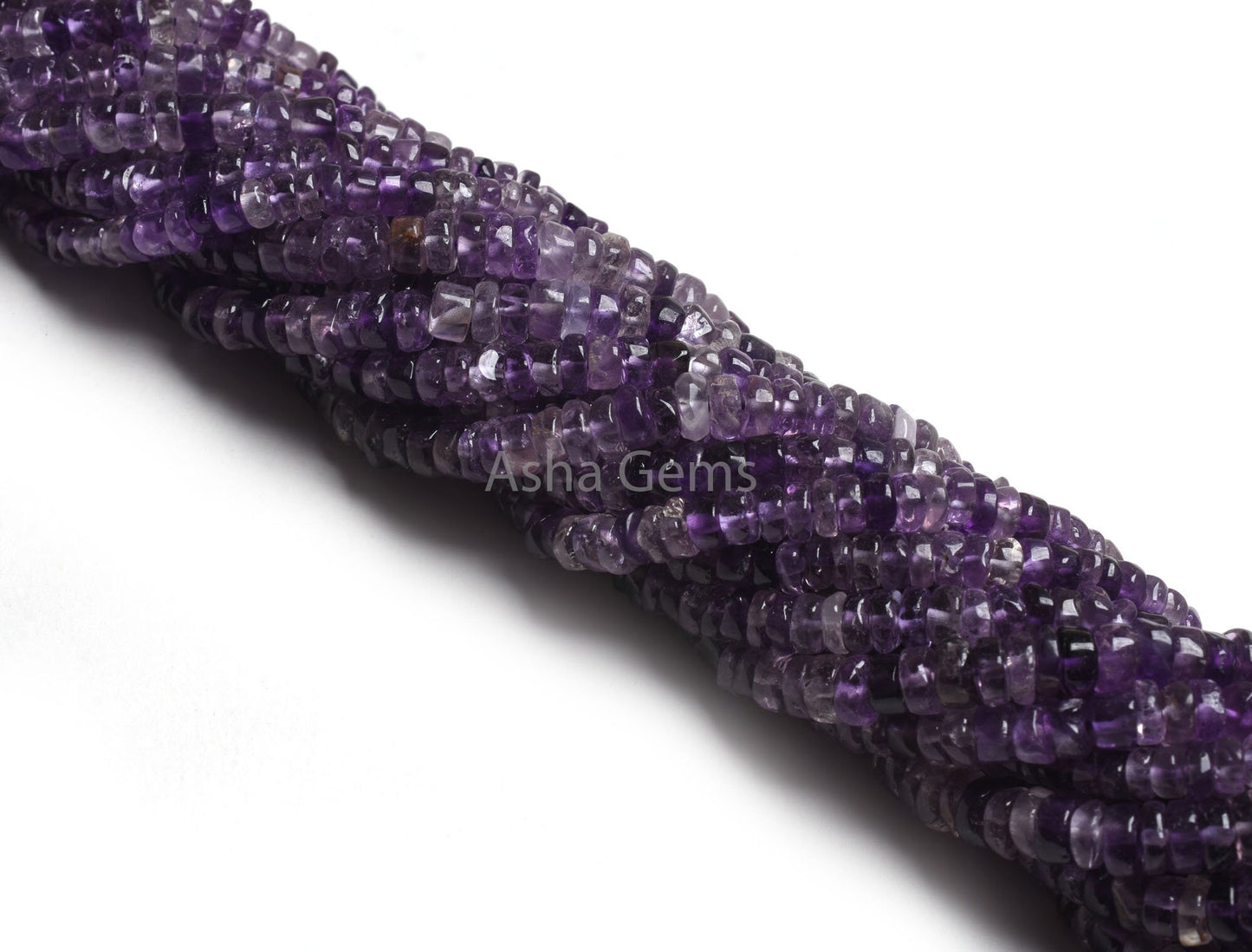 Purple Amethyst Tyre Shape Handmade Beads, Natural African Amethyst Plain Uneven Tyre Gemstone Beads Amethyst Jewelry Making Handicraft SALE