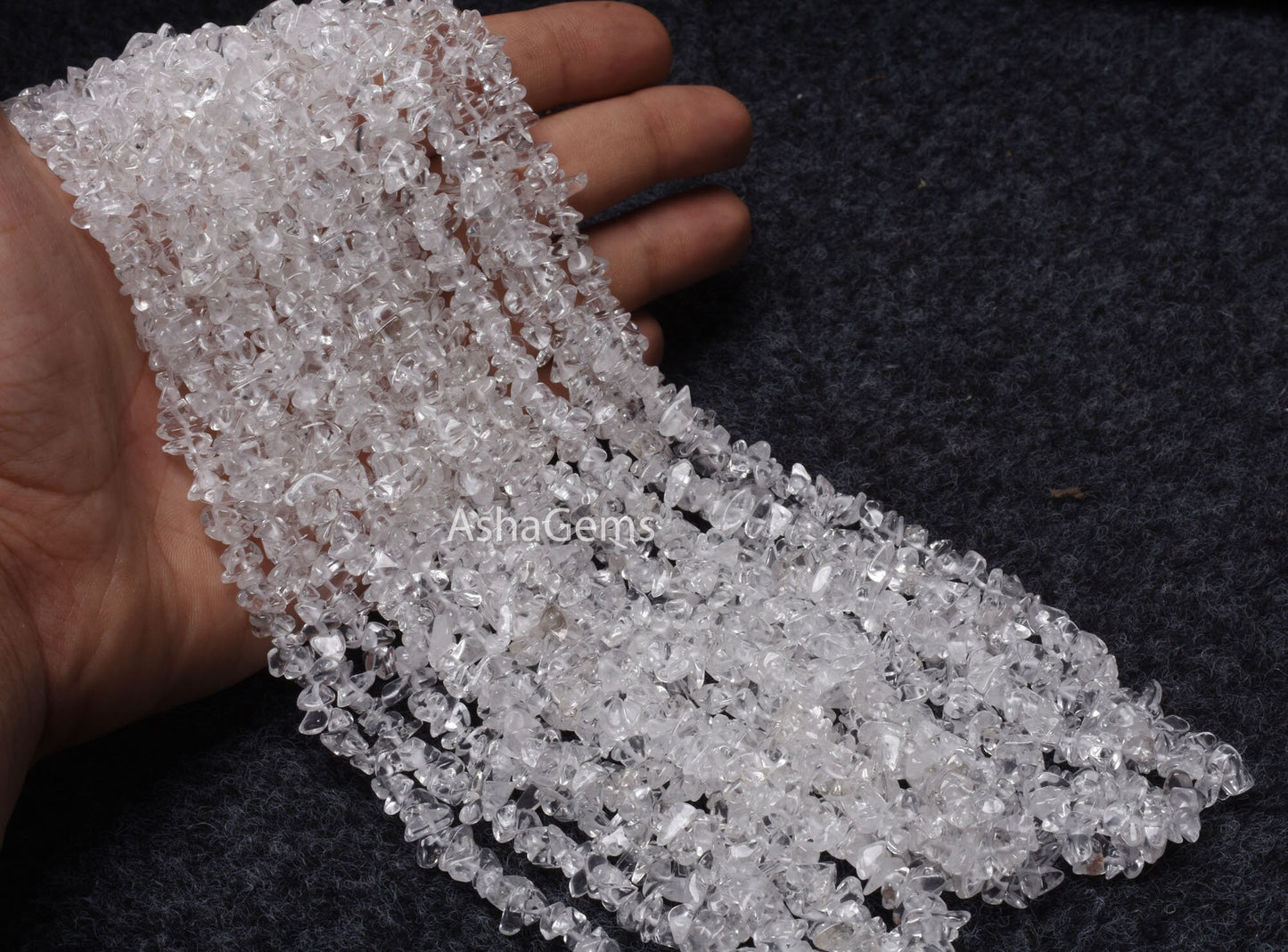 34inch Strand Natural Crystal Quartz Uncut Chips Raw Gemstone Beads,Clear Crystal Rough Smooth Nuggets Bead White Crystal Uncut Jewelry SALE