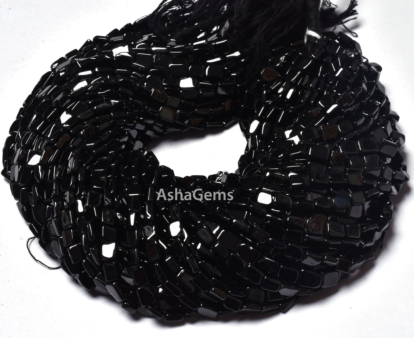 13" Strand Natural Black Spinal Smooth Uneven Rectangle Shape Gemstone Beads,Spinal Handmade Beads,Black spinal Gemstone Jewelry Making SALE