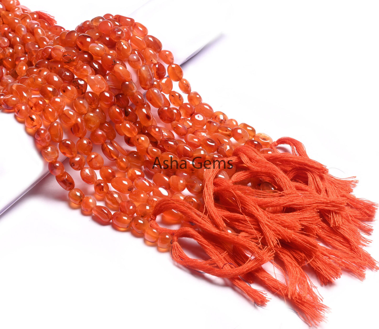 Fine Carnelian Smooth Nugget Shape Handmade Beads, Beautiful Carnelian Beads, Natural Carnelian Loose Gemstone Pebble Uneven Beads Jewelry (AG 22259)