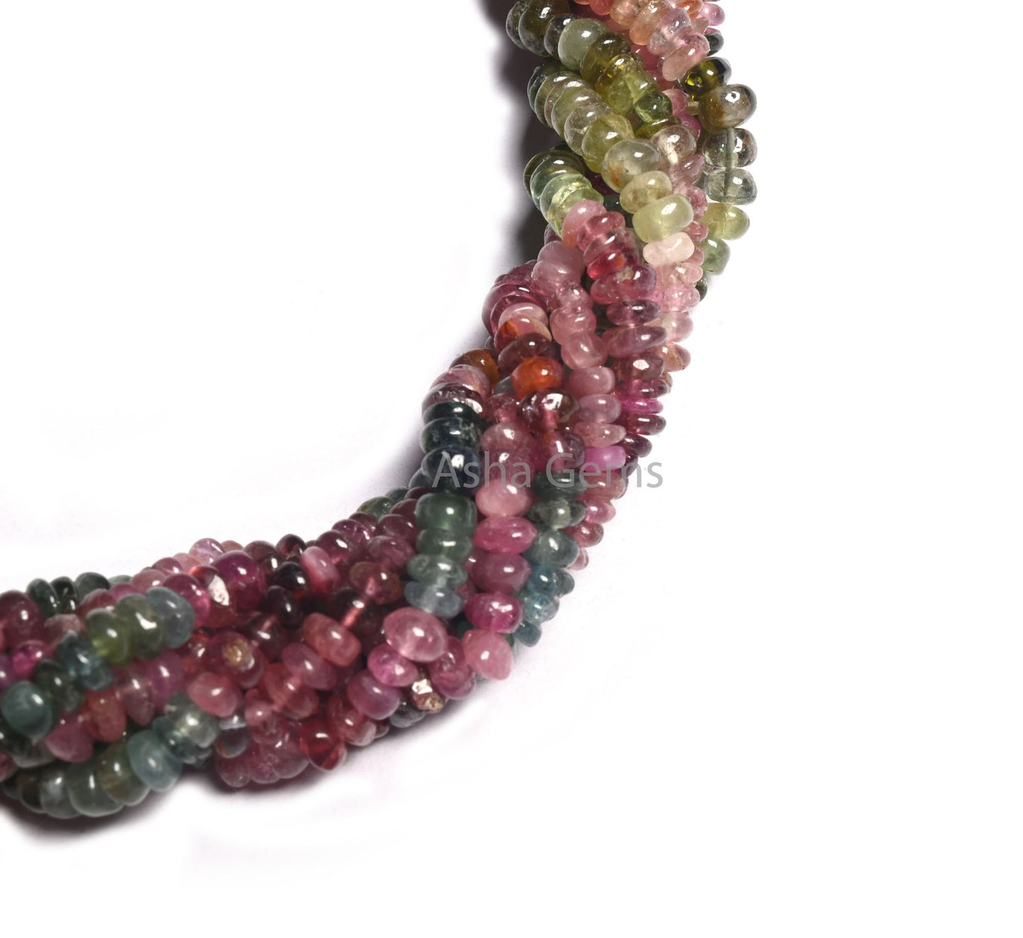 Natural Tourmaline Uneven Shape Rondelle Gemstone Beads,14" Strand Multi Color Tourmaline Handmade Beads Multi Tourmaline Jewelry Craft SALE