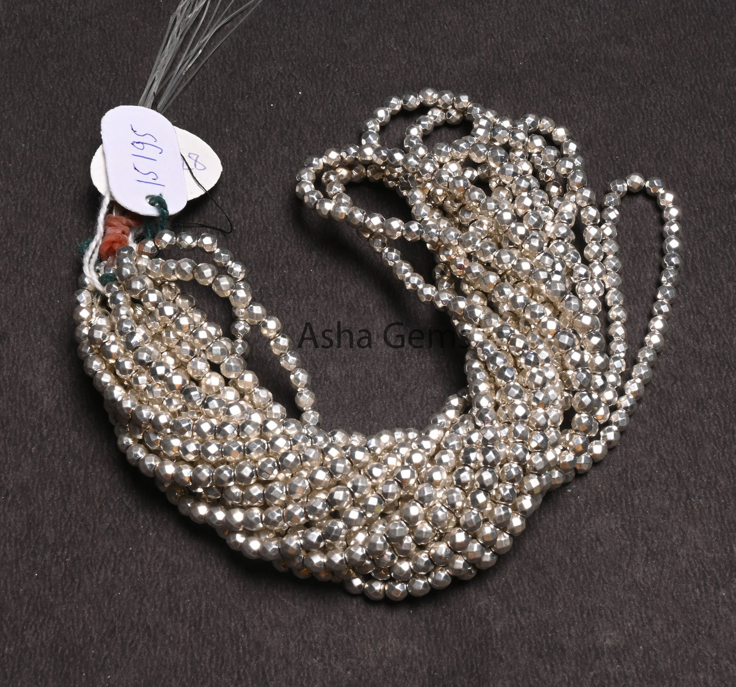 4 mm Silver Pyrite Rondelle Indian Machine Cut Gemstone Loose Beads, Fine Quality Pyrite Faceted Beads,15.5" Pyrite Bead Jewelry Crafts SALE