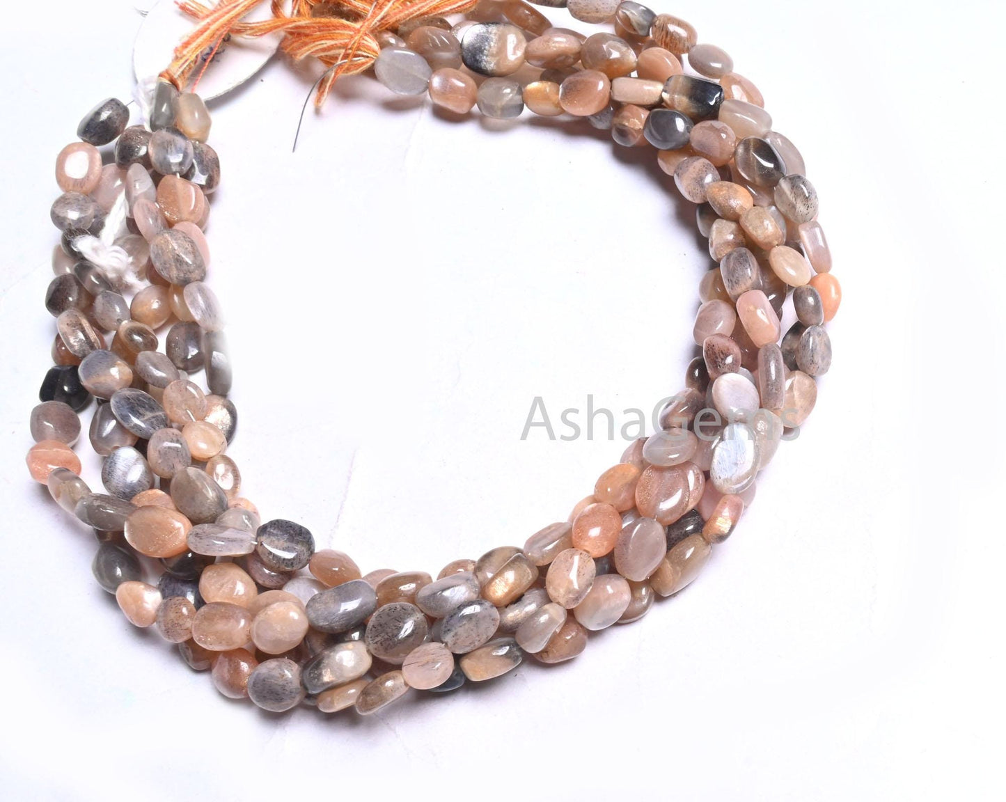 Natural Moonstone Smooth Oval Gemstone Beads, Shaded Sunshine Moonstone handmade Oval Shape Uneven moonstone Beads Jewelry making Craft SALE