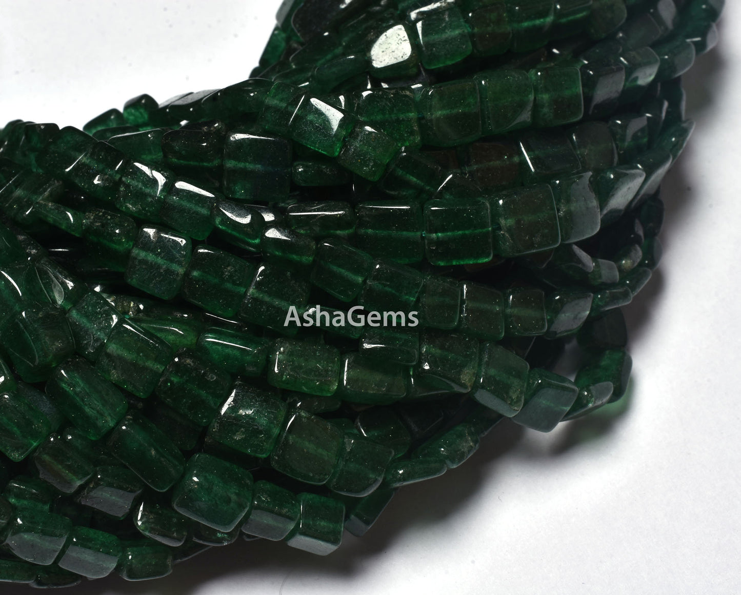 Natural Green Mica Square Shape Smooth Gemstone Beads, Plain Mica Beads, Green Mica Handmade Uneven Square Beads, Mica Jewelry Making SALE