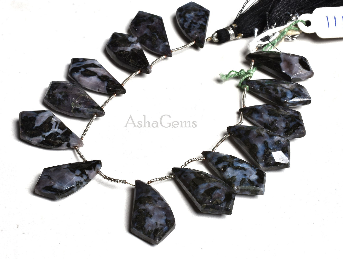 Natural Black Obsidian Fancy Shape Gemstone Beads,8" Strand Fine Black Obsidian Faceted Side Drill Briolette Beads Jewelry Making Craft SALE