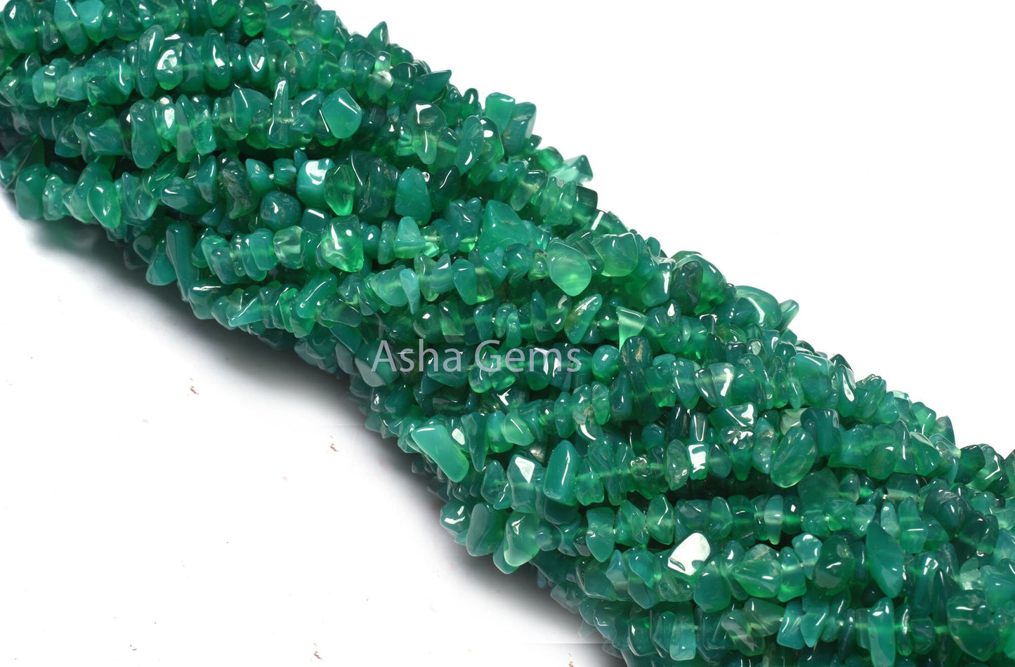34" Strand Beautiful Green Onyx Gemstone Uncut Chips Beads, Onyx raw Rough Polish Beads, fine Green Onyx uneven Nugget Beads Jewelry making