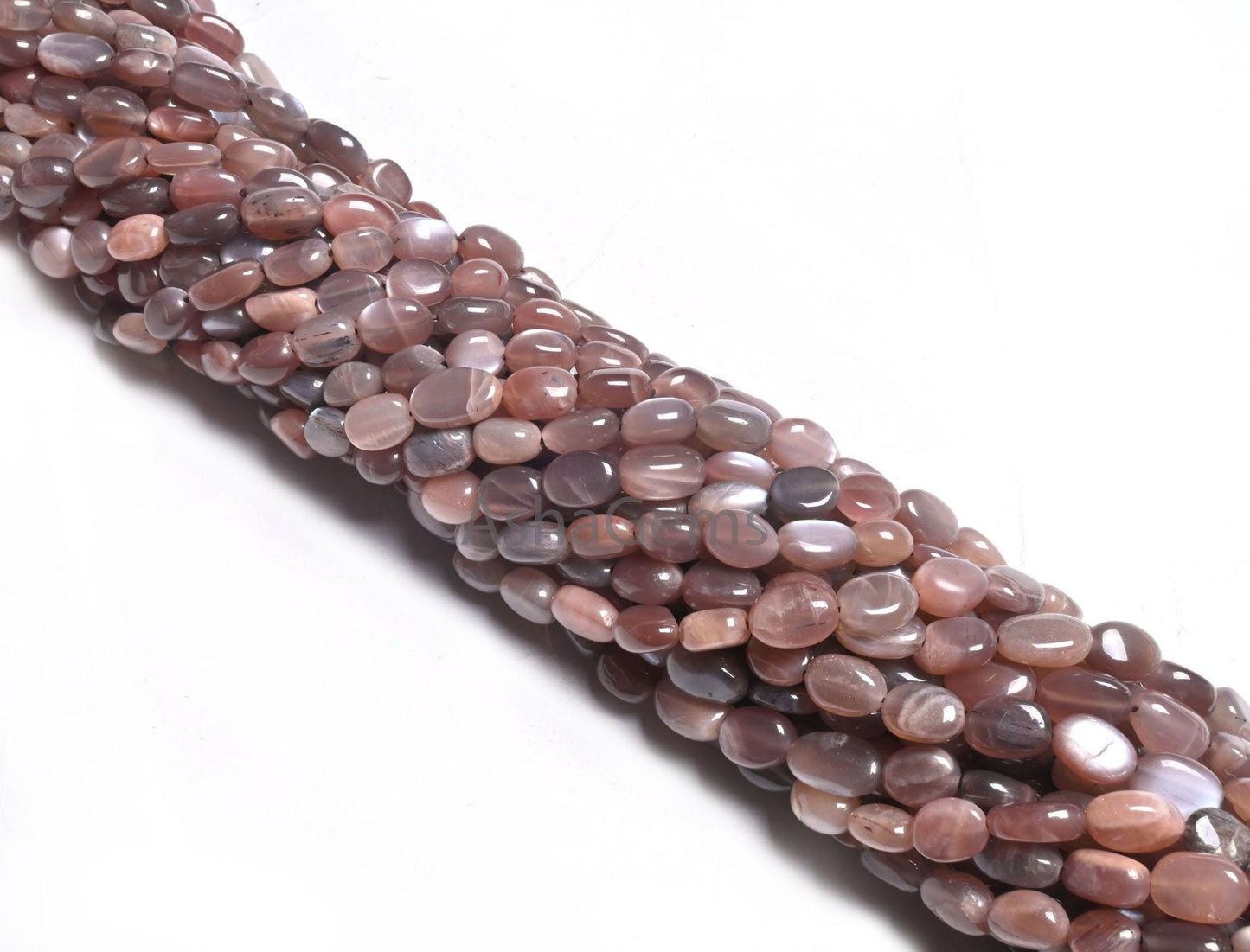 13"Strand Beautiful Chocolate Moonstone Smooth Oval Handmade Beads,Fine Natural Shaded Brown Moonstone Oval Gemstone Bead Jewelry Craft SALE