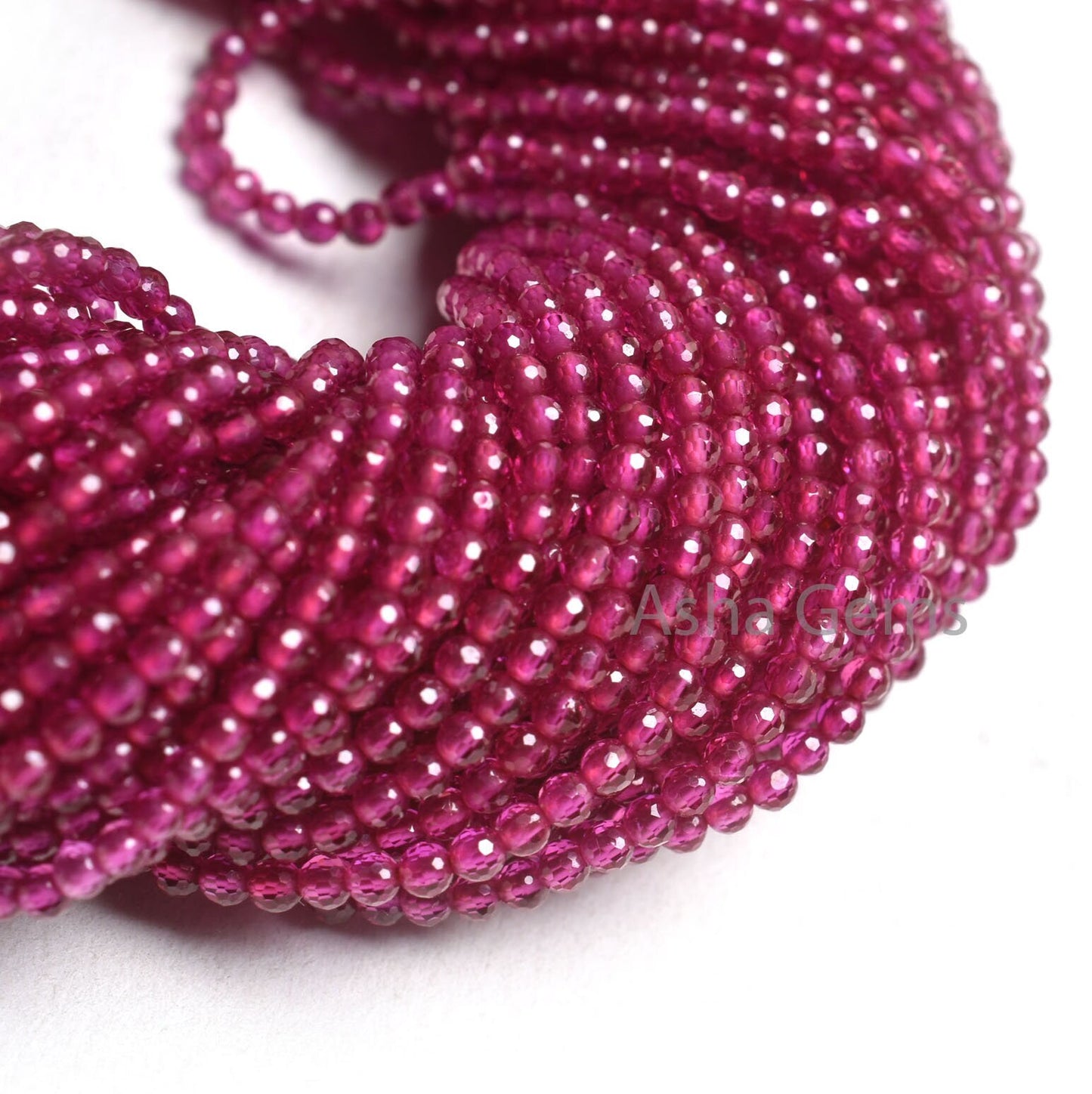 AAA Quality Red Imitation Micro Cut Faceted Beads,2 mm Ruby Imitation Machine Cut Rondelle Gemstone Beads Jewelry Necklace Making Craft SALE