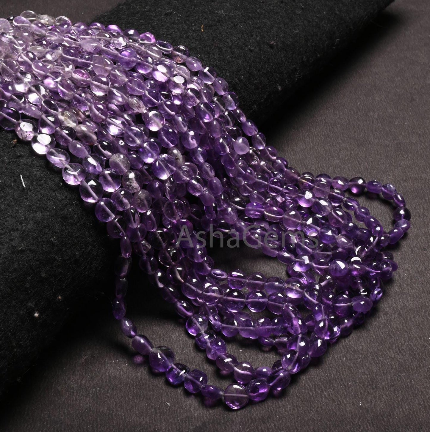 Fine Quality Amethyst Smooth Coin Shape Gemstone Loose Beads, Shaded Purple amethyst Plain Coin Handmade Bead, Natural Amethyst Jewelry SALE