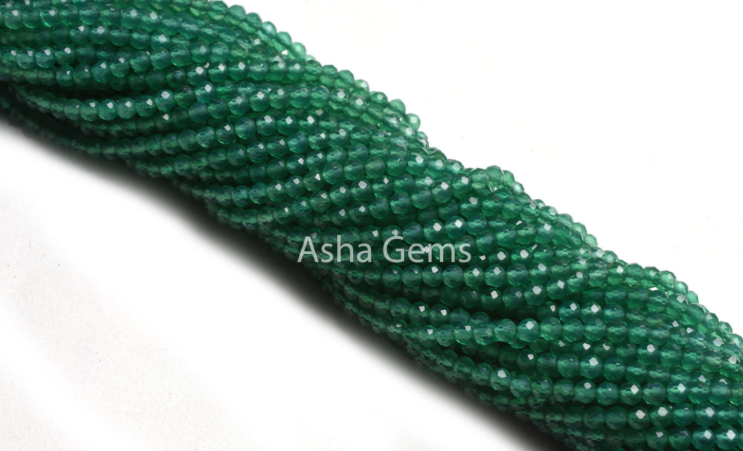 3.3mm AAA Green Onyx Micro Cut Faceted Rondelle Beads, Beautiful Green Onyx Micro Cut Gemstone Beads,12.5"Green Onyx Bead Jewelry Craft SALE