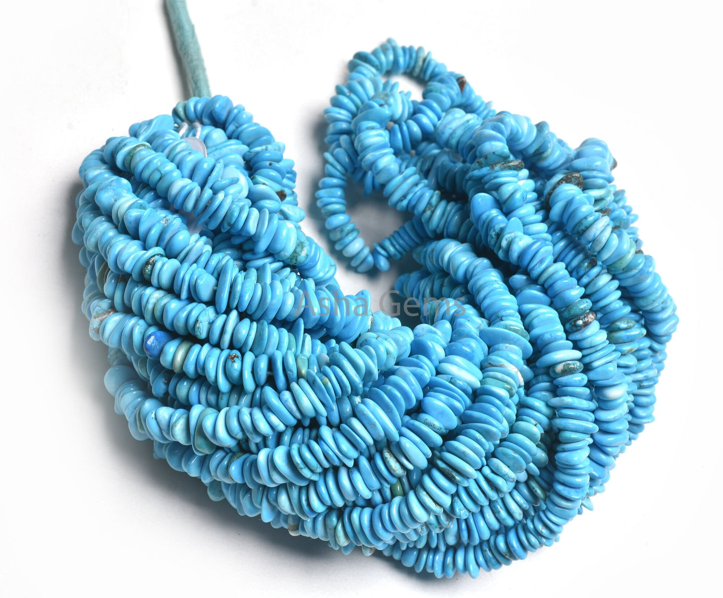 Blue Turquoise Smooth Raw Uncut Chip Beads, AAA Turquoise Howlite Rough Polish Gemstone Nugget Beads, Big Size Uncut Chip Jewelry Craft SALE