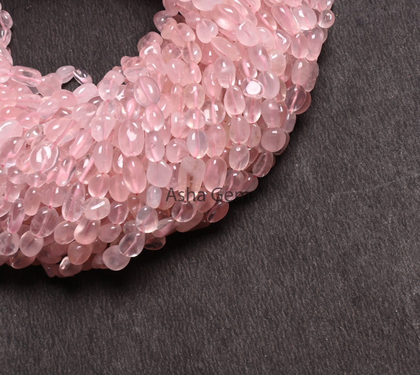 Beautiful Pink Rose Quartz Smooth Nugget Beads,4.5-9mm Fine Natural Rose Quartz Tiny Tumble Handmade Gemstone Bead Jewelry Making Craft sale (AG 22263)